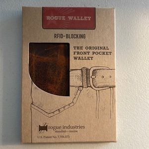 Rogue Wallet.  Brand new. Brown